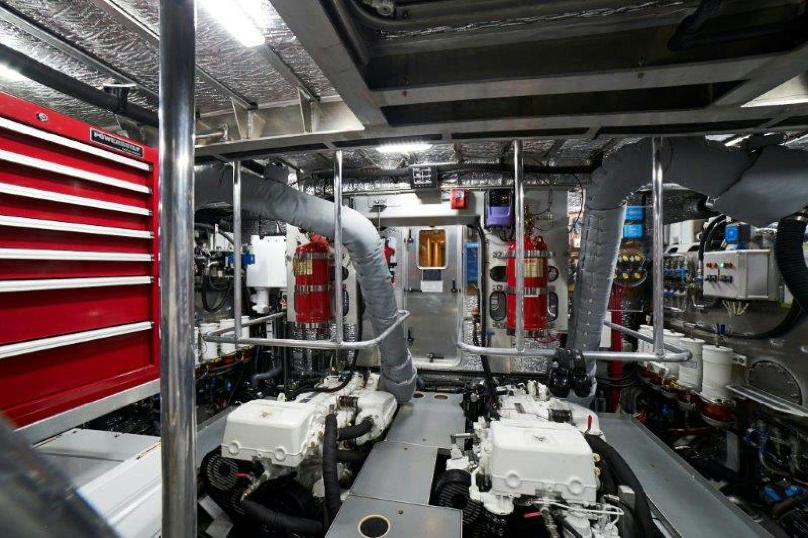a room with machinery aboard ICEBERG Yacht for Sale