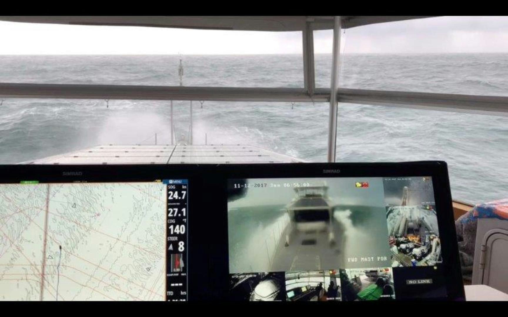 a screen shot of a vehicle aboard ICEBERG Yacht for Sale