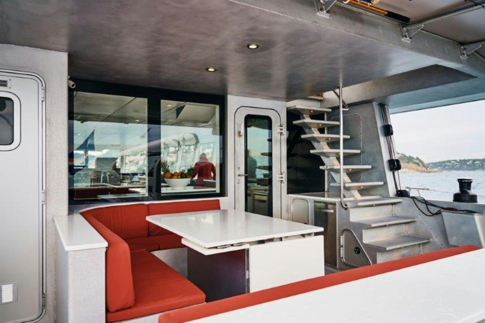 inside of a vehicle aboard ICEBERG Yacht for Sale