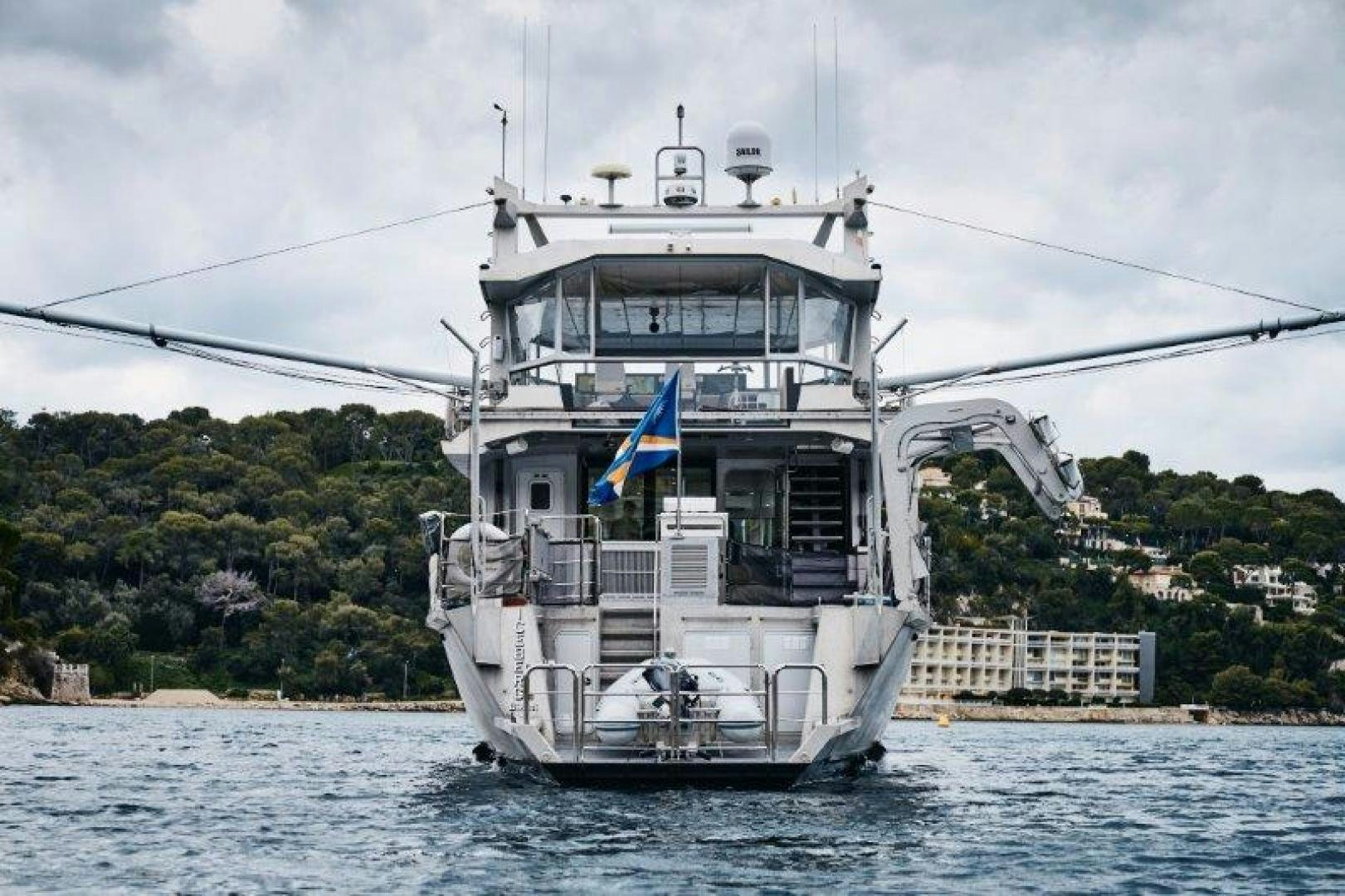 a large boat in the water aboard ICEBERG Yacht for Sale