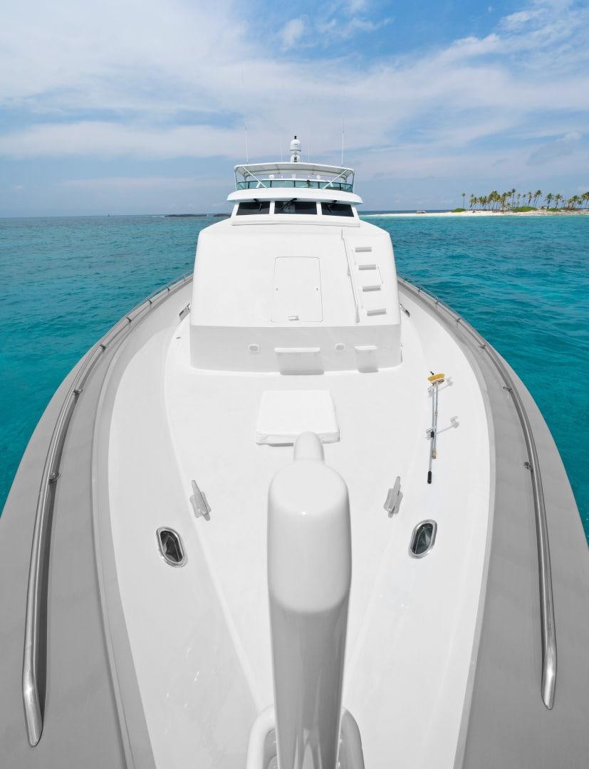 a boat on the water aboard EXIT STRATEGY Yacht for Sale