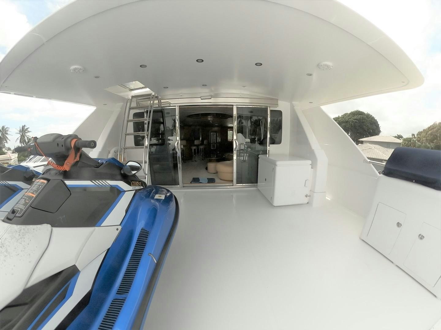 inside of a car aboard SEAS THE DAY Yacht for Sale