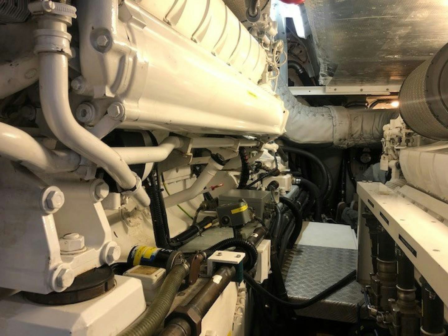 a close-up of a machine aboard DOUBLE D Yacht for Sale