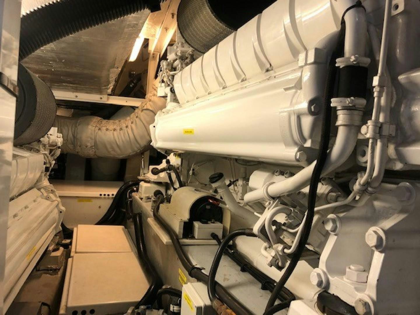 a machine with a large piece of equipment on it aboard DOUBLE D Yacht for Sale