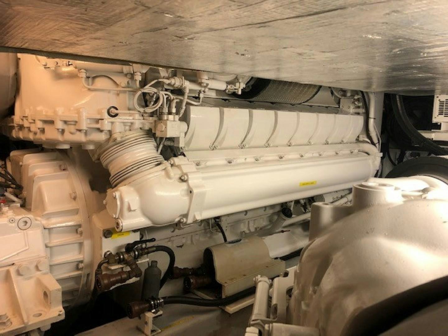 a close-up of a machine aboard DOUBLE D Yacht for Sale
