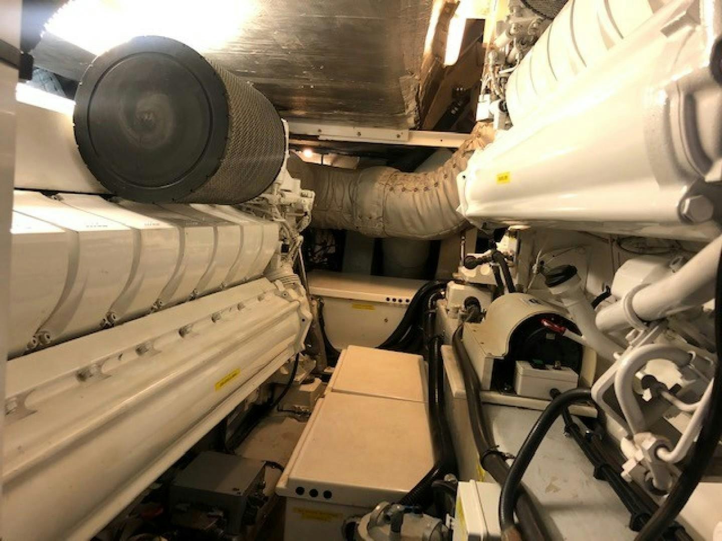 a close-up of a machine aboard DOUBLE D Yacht for Sale