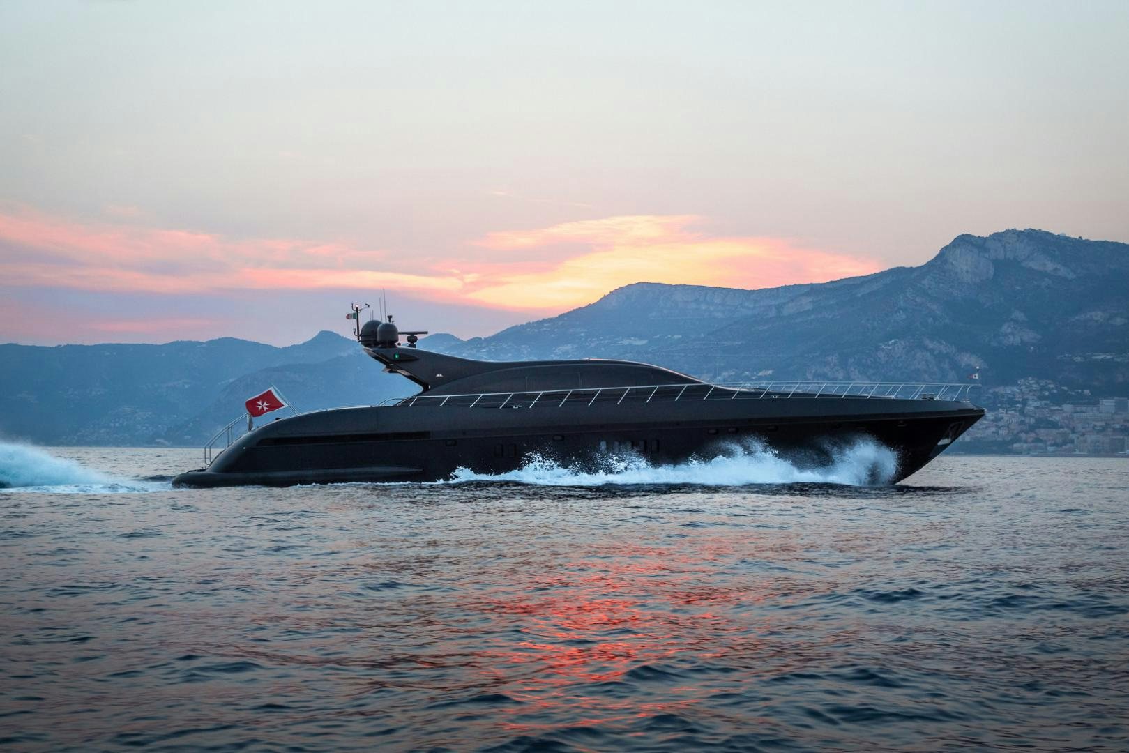 a submarine in the water aboard NEOPRENE  Yacht for Sale
