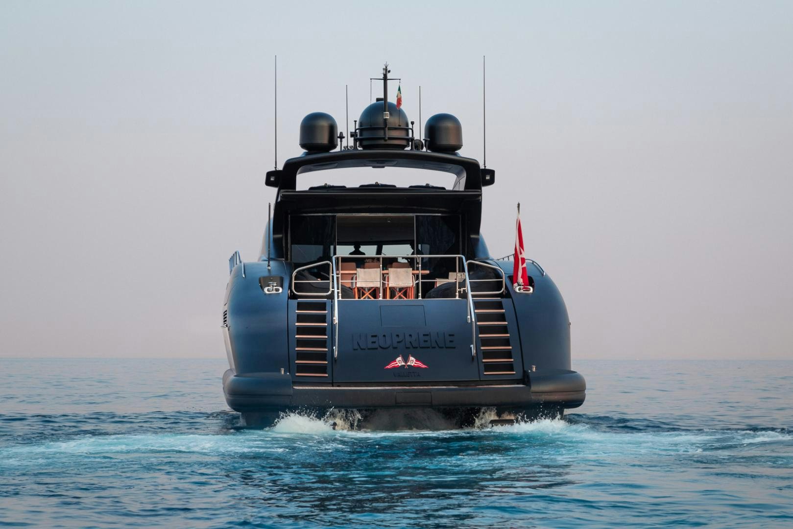 a boat in the water aboard NEOPRENE  Yacht for Sale