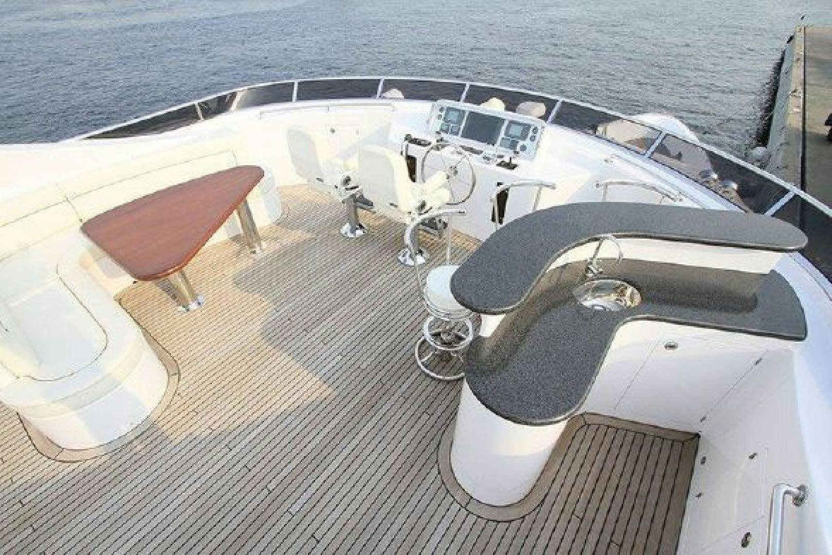 a deck of a boat aboard WHITE LOTUS VIII Yacht for Sale