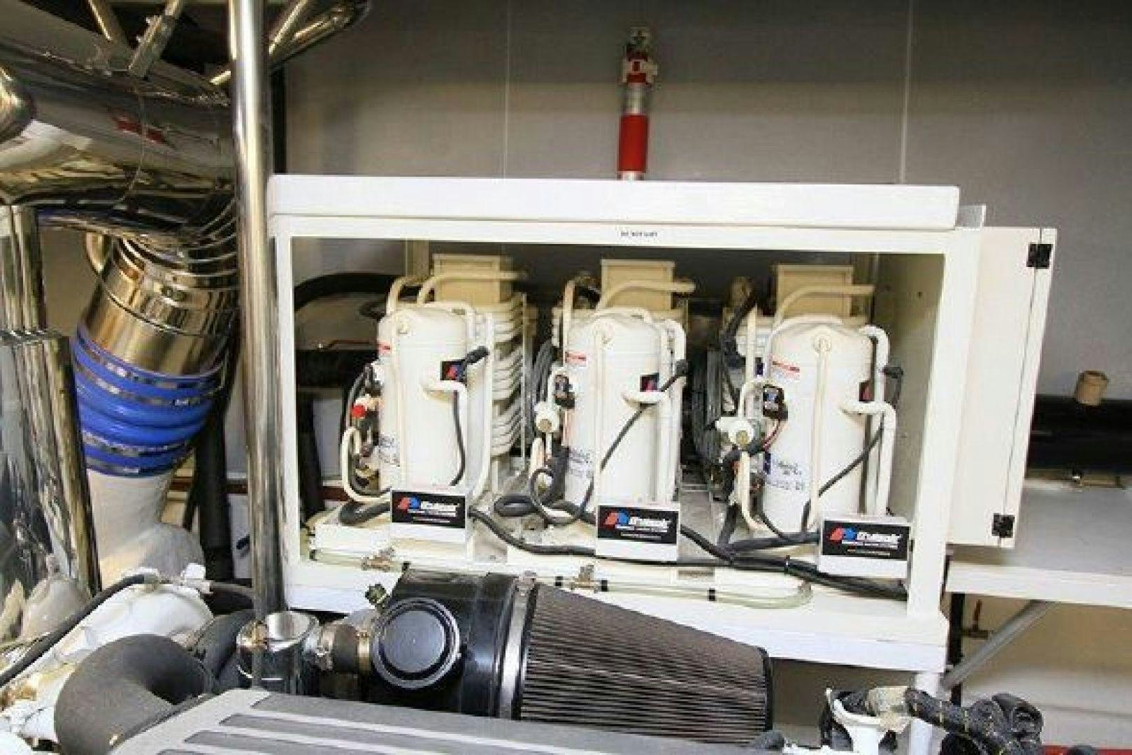 a machine with wires and equipment aboard WHITE LOTUS VIII Yacht for Sale