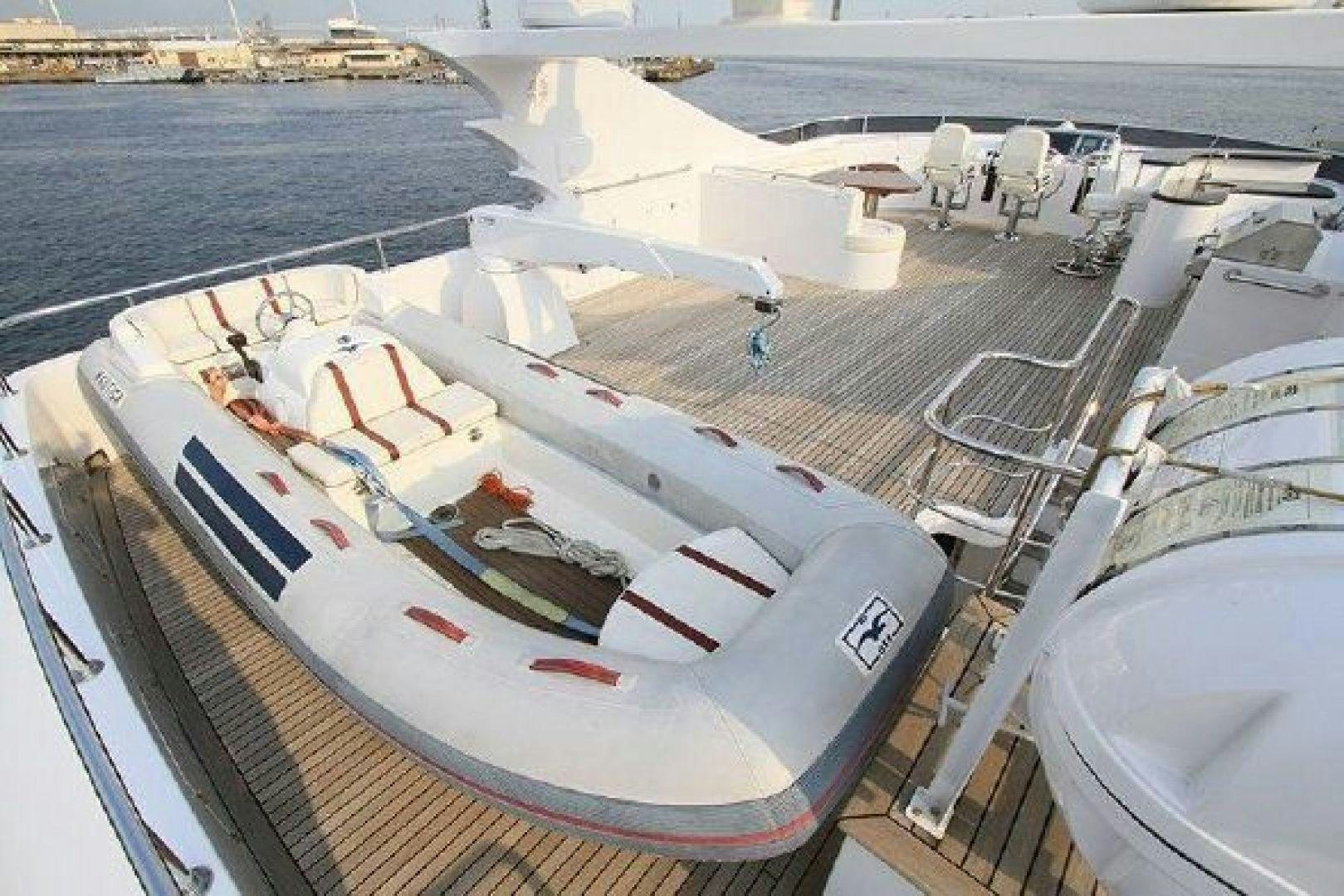 a boat on the water aboard WHITE LOTUS VIII Yacht for Sale