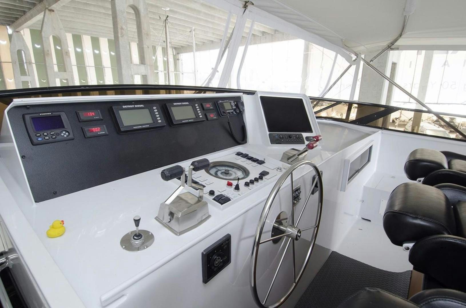 inside of a vehicle aboard GOLDEN TOUCH Yacht for Sale