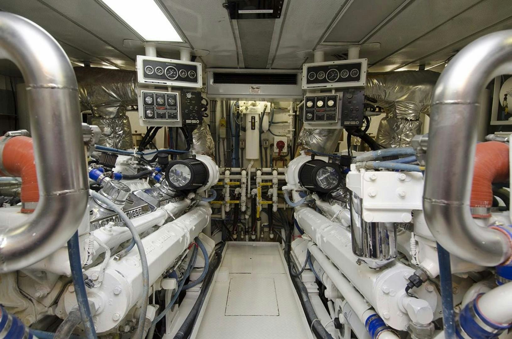 a close-up of a machine aboard GOLDEN TOUCH Yacht for Sale