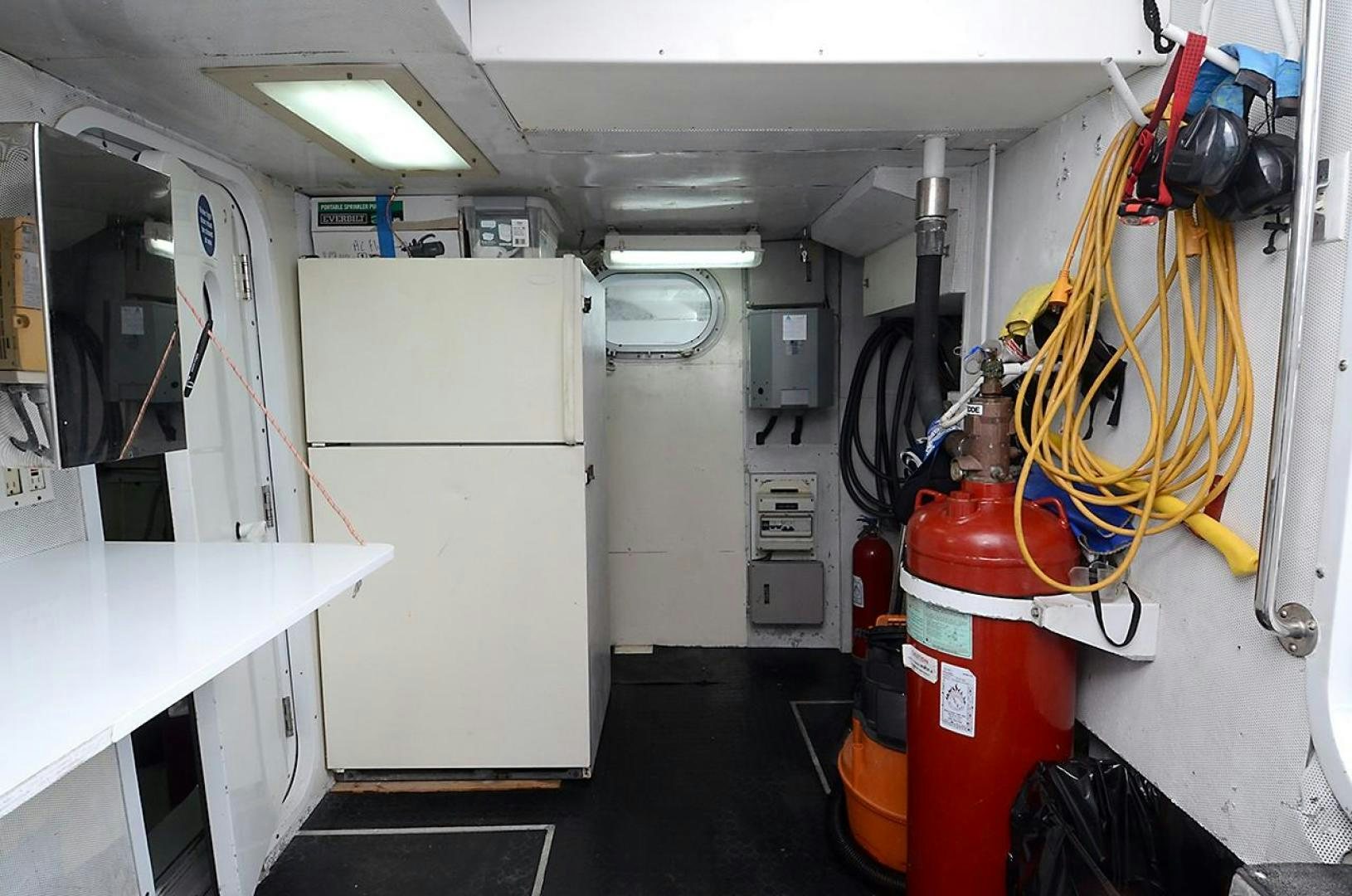 a room with equipment and equipment aboard OUTTA TOUCH Yacht for Sale
