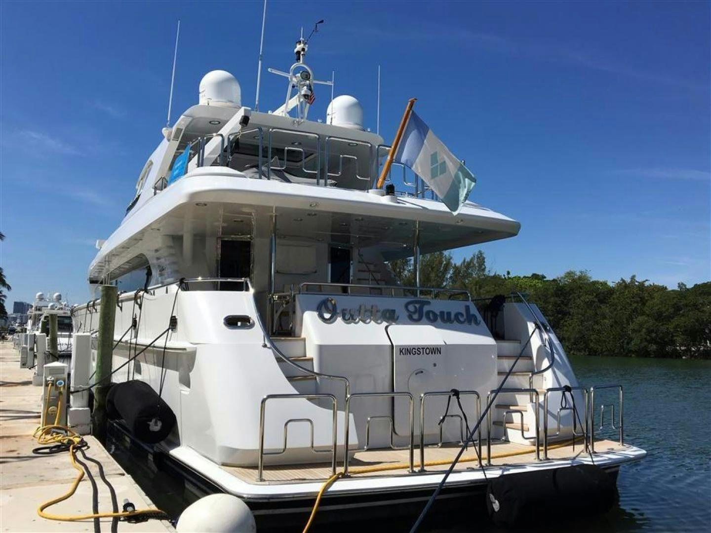 a boat on a body of water aboard OUTTA TOUCH Yacht for Sale