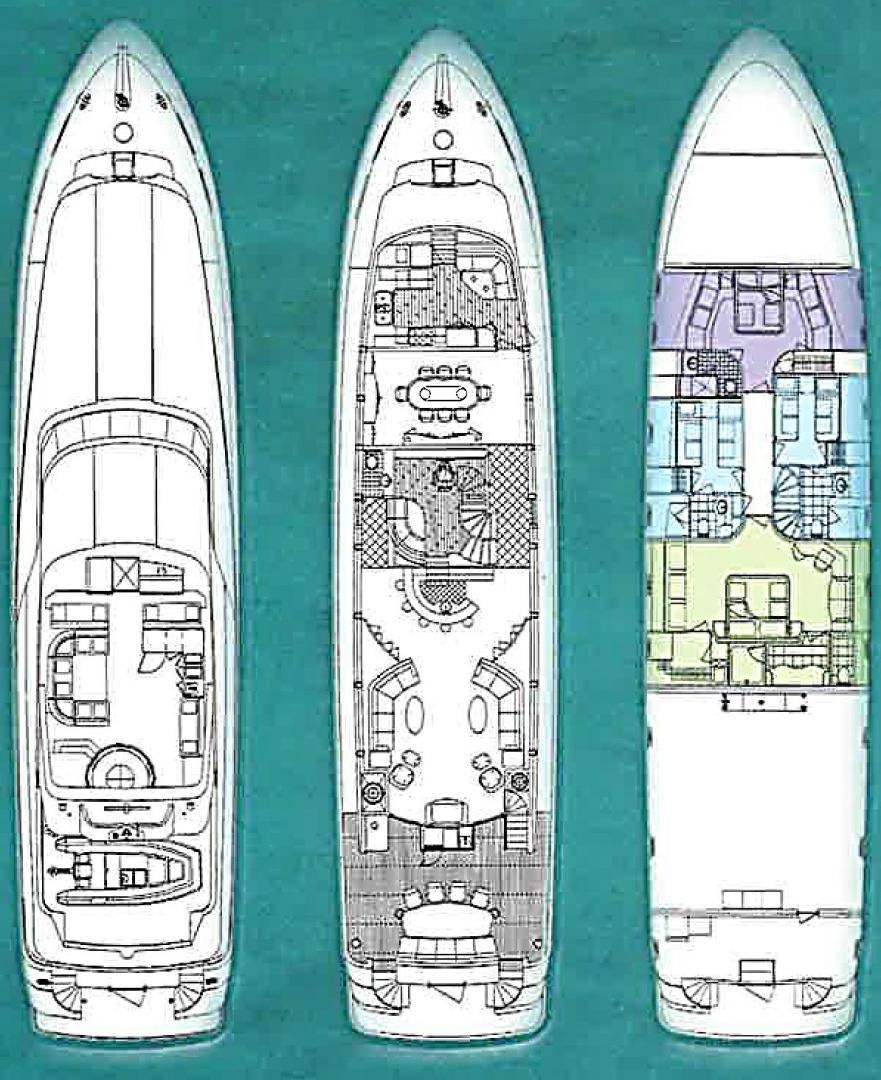 diagram aboard OUTTA TOUCH Yacht for Sale