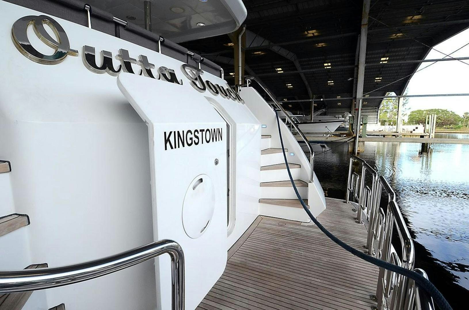 a boat on the water aboard OUTTA TOUCH Yacht for Sale