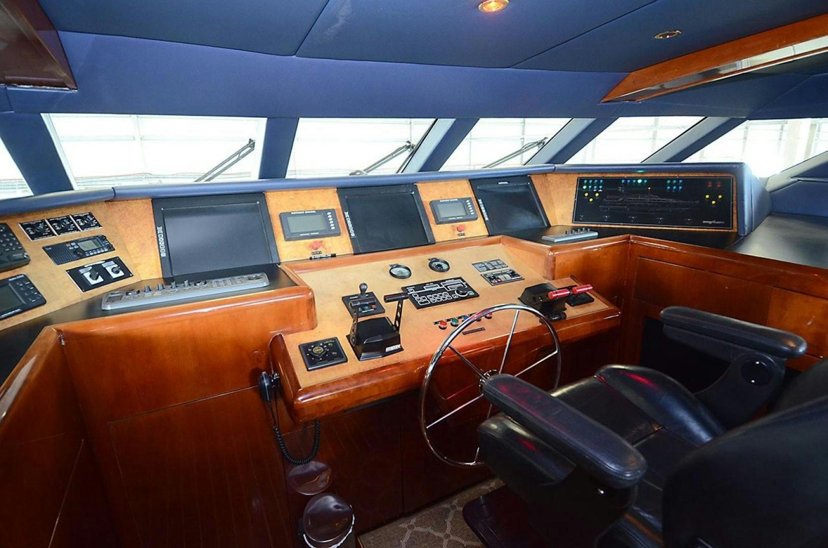 a control panel in a control room aboard OUTTA TOUCH Yacht for Sale