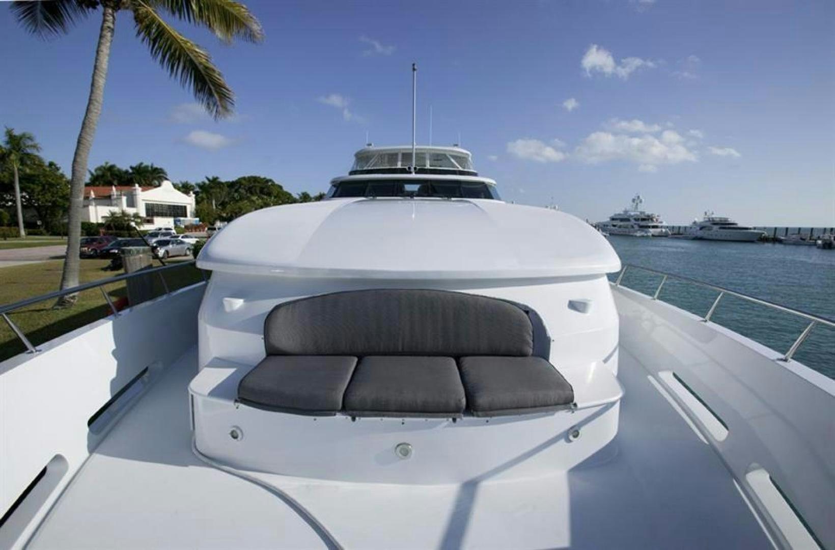 a boat on a water body aboard OUTTA TOUCH Yacht for Sale