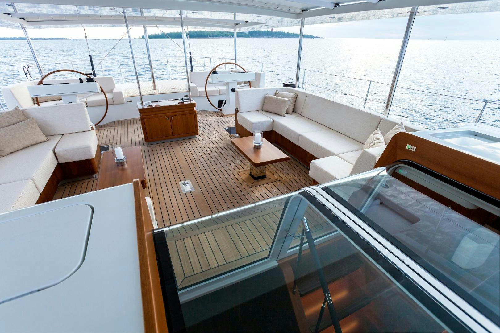 a boat on the water aboard CHILD OF LIR  Yacht for Sale