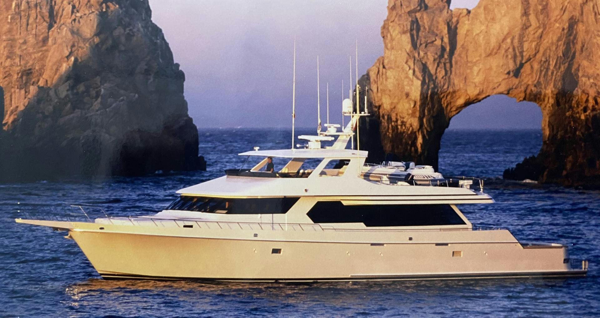 a boat in the water aboard ILLEAGLE Yacht for Sale