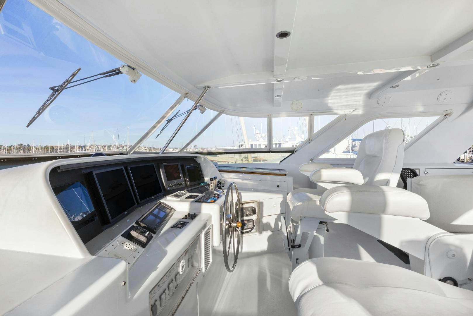 inside of a plane aboard ILLEAGLE Yacht for Sale