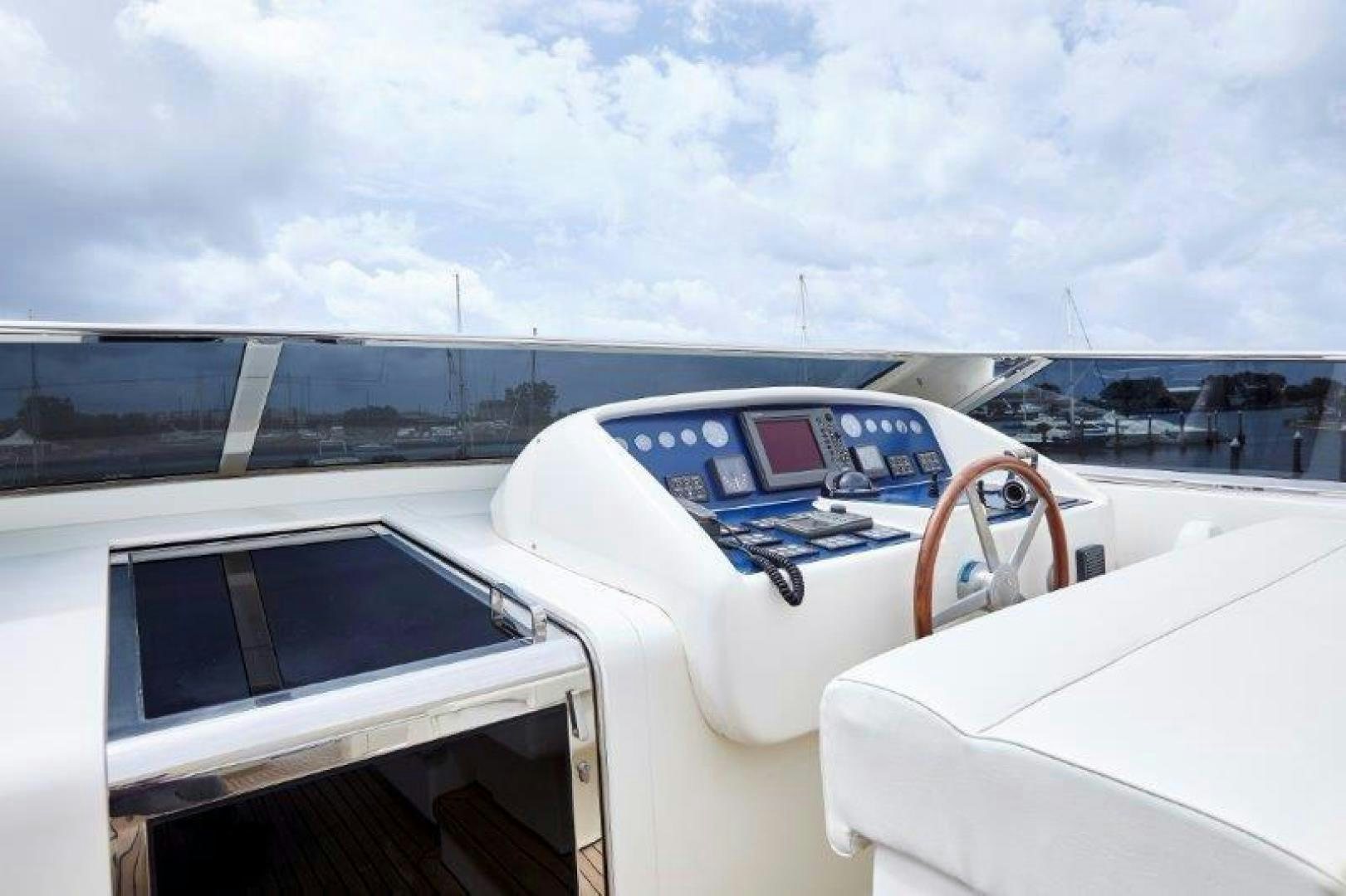 the inside of a car aboard YASSON Yacht for Sale