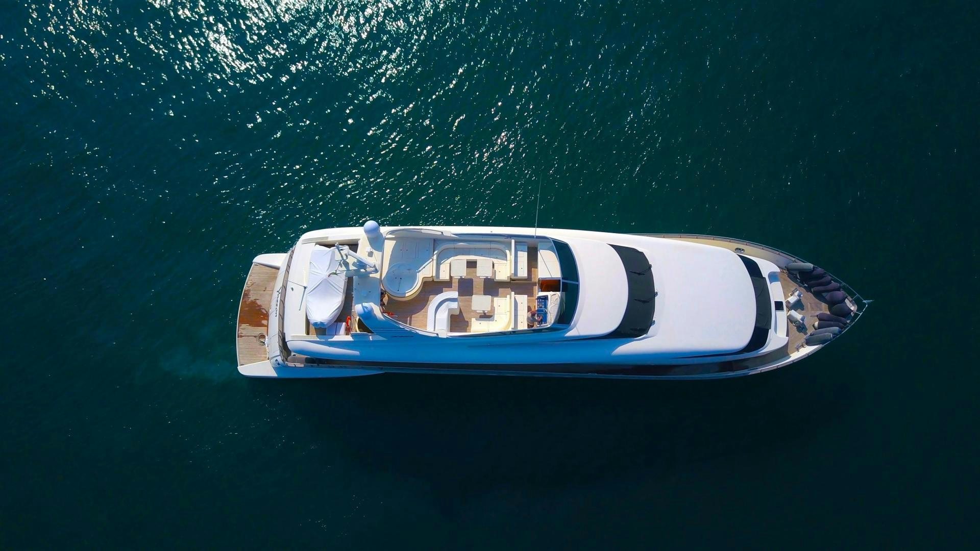 a boat in the water aboard YASSON Yacht for Sale