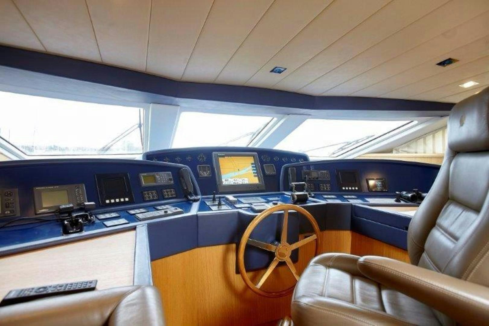 inside of a vehicle aboard YASSON Yacht for Sale