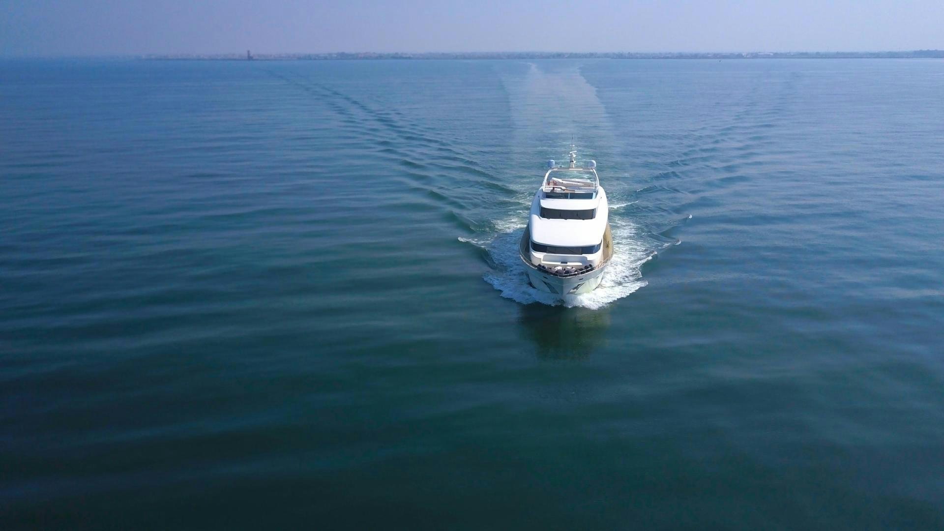 a boat in the water aboard YASSON Yacht for Sale