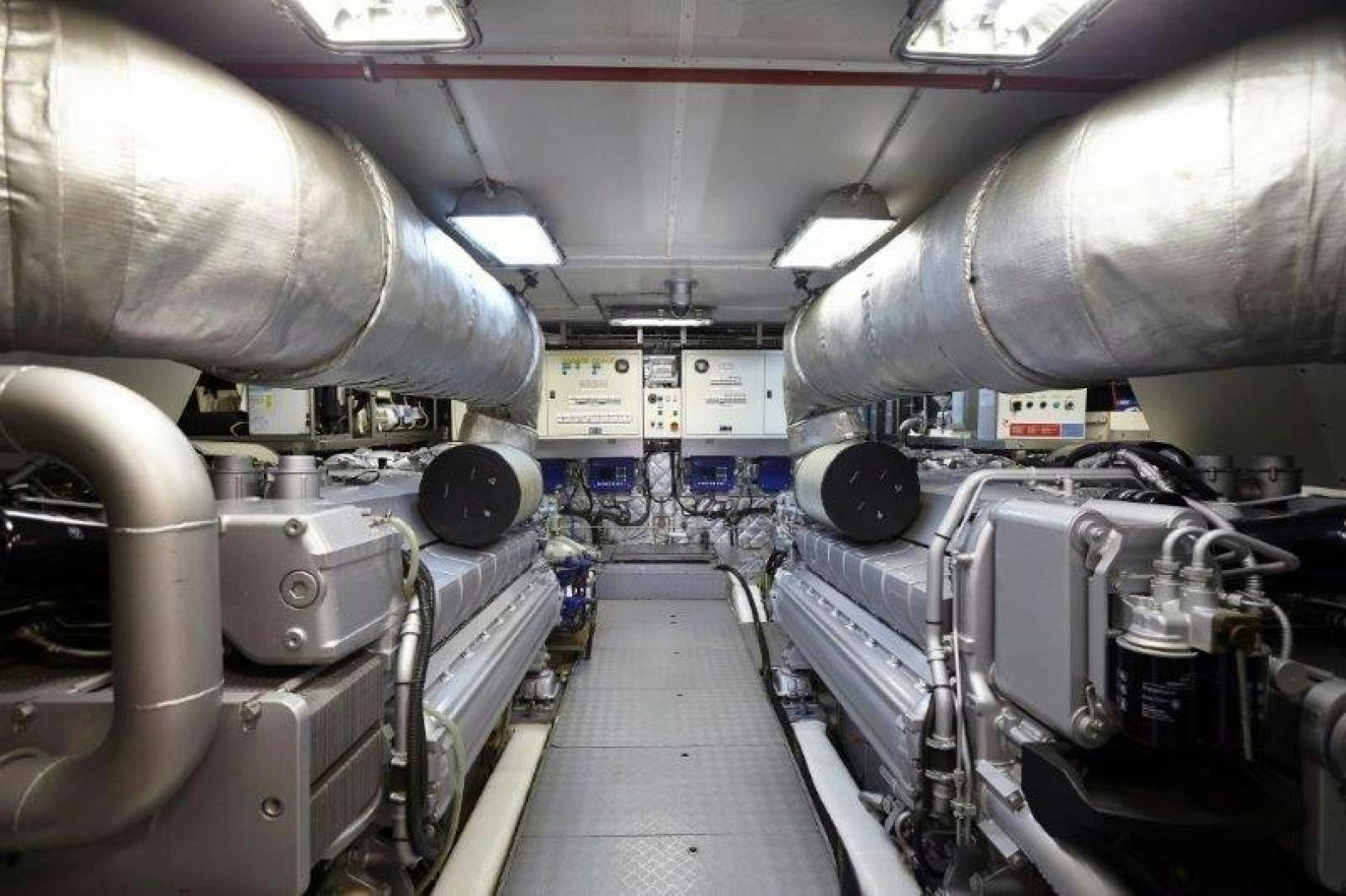 a large machine in a factory aboard YASSON Yacht for Sale