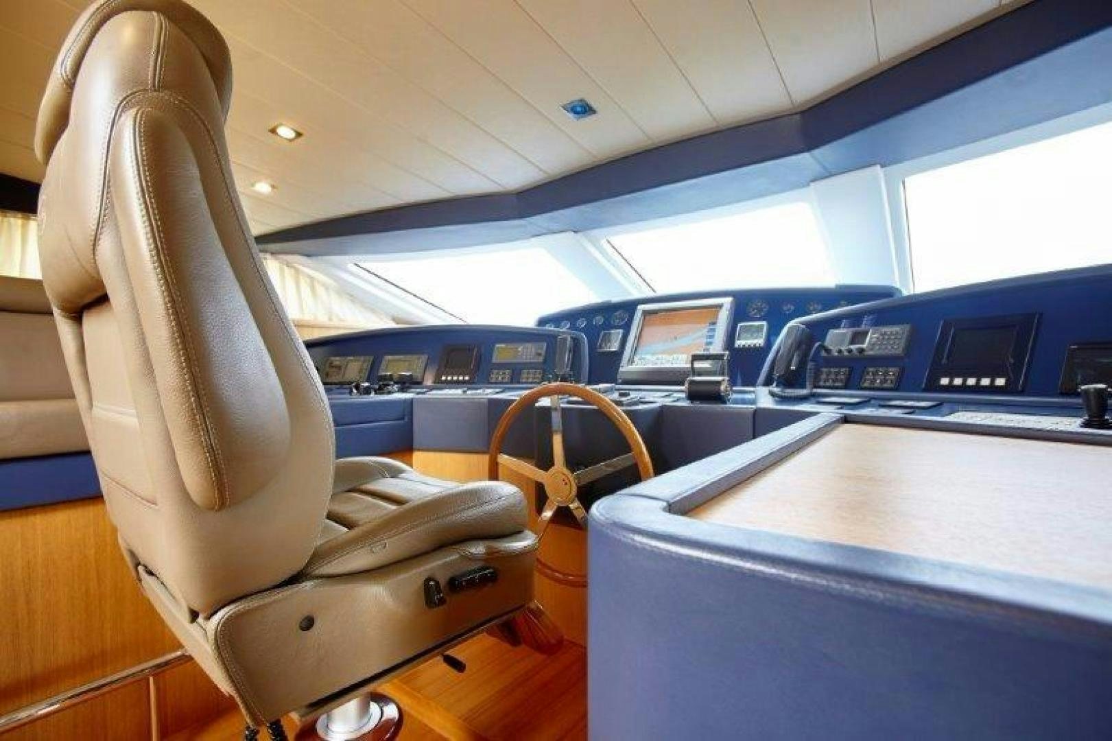 the inside of a plane aboard YASSON Yacht for Sale