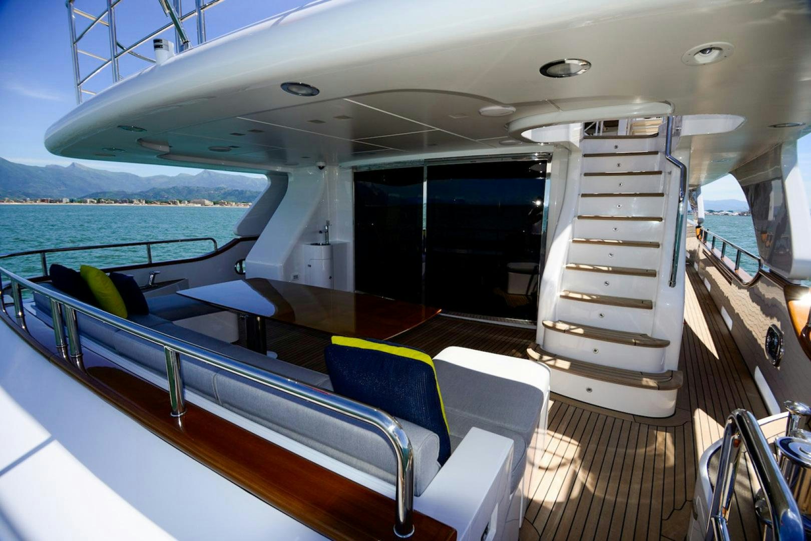 inside of a boat aboard No Name Yacht for Sale