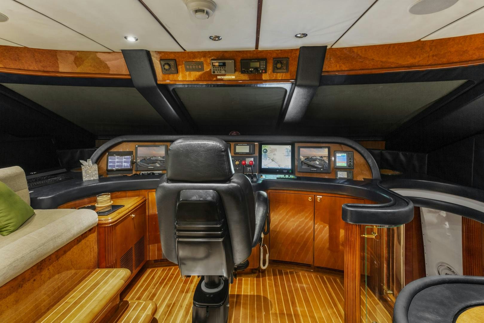 inside of a vehicle aboard ANA’S INSPIRATION Yacht for Sale