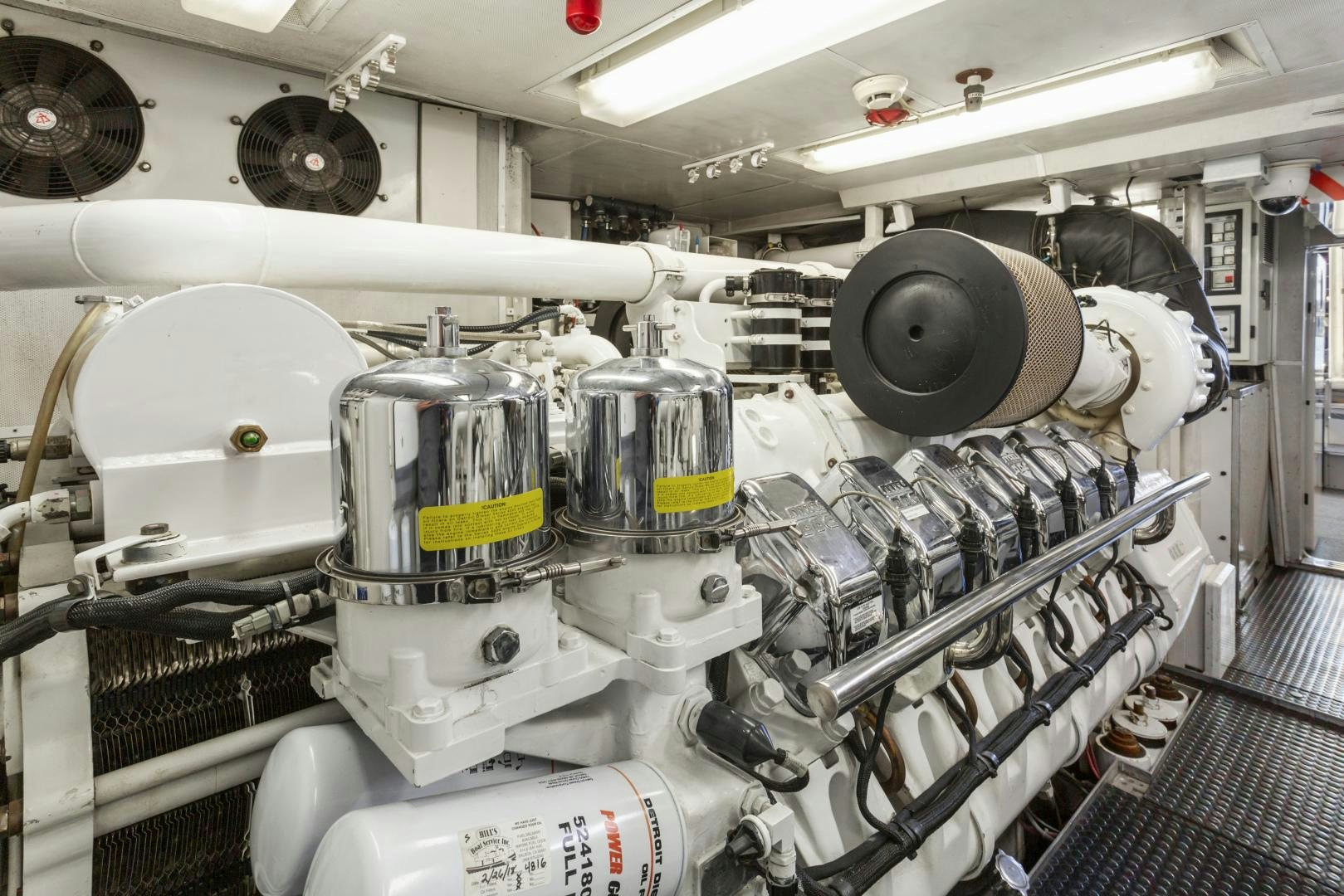 a close-up of a machine aboard ANA’S INSPIRATION Yacht for Sale