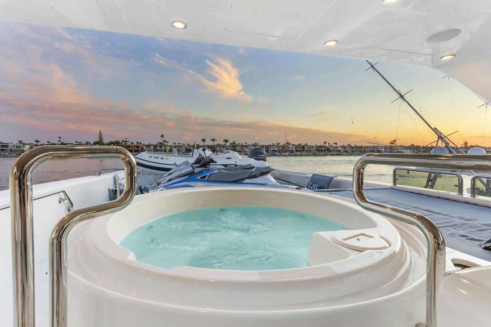 a boat on the water aboard ANA’S INSPIRATION Yacht for Sale