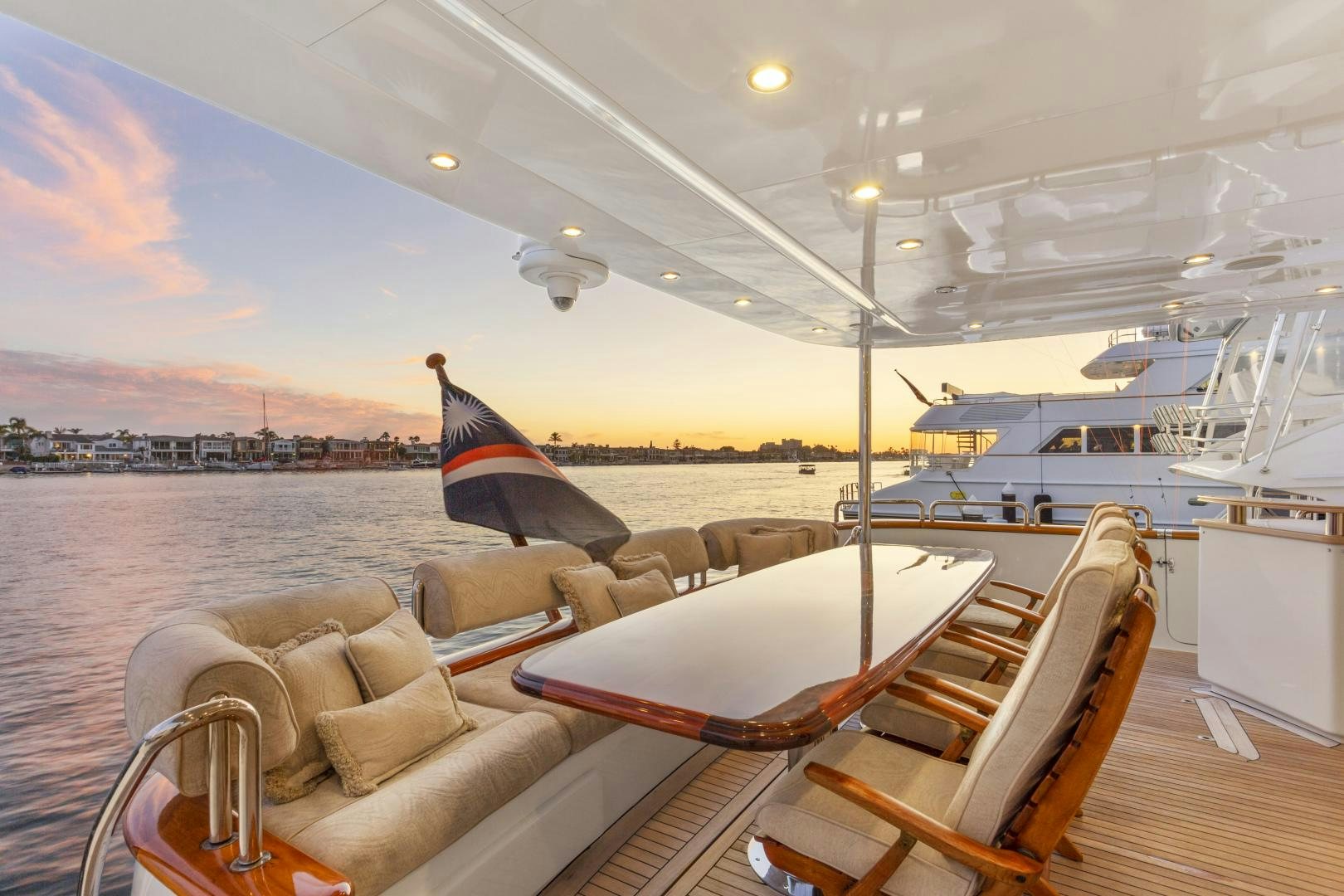a boat on the water aboard ANA’S INSPIRATION Yacht for Sale