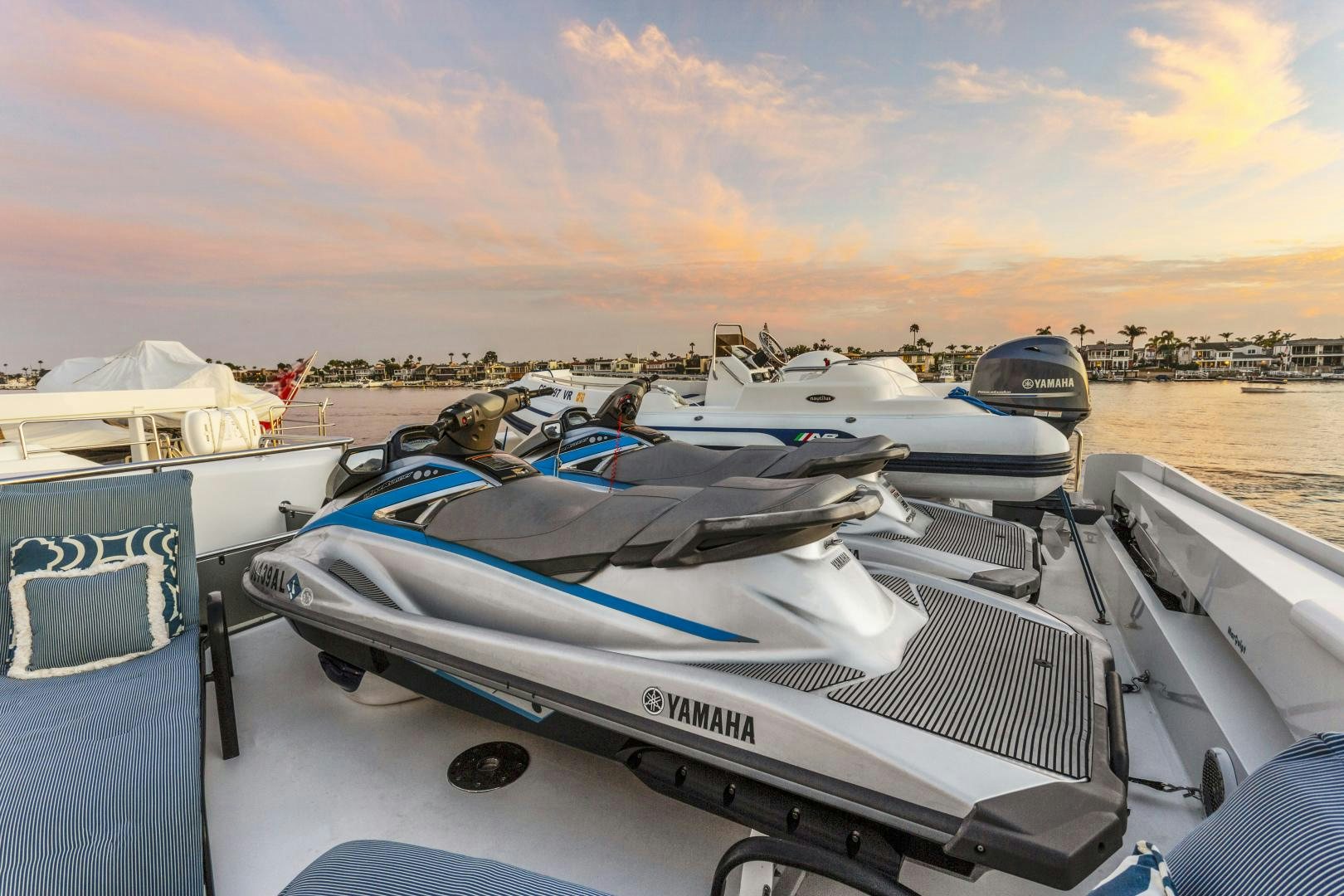 a boat on the water aboard ANA’S INSPIRATION Yacht for Sale