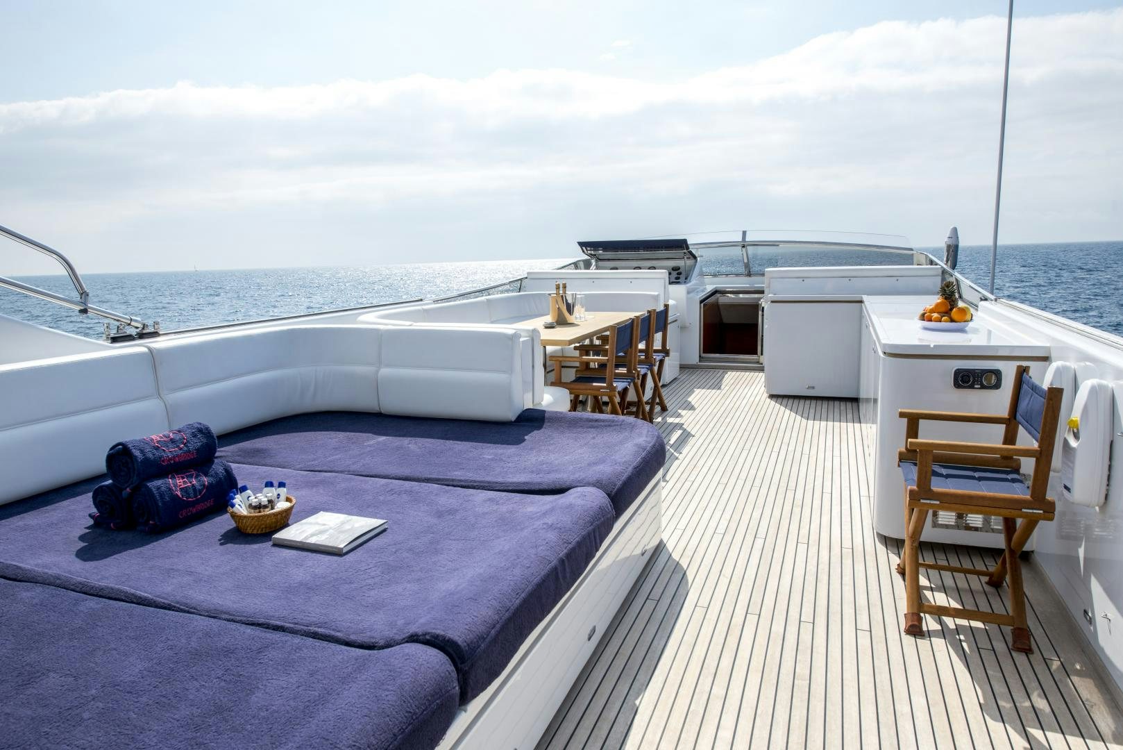 a boat on the water aboard GIOIA 1 Yacht for Sale
