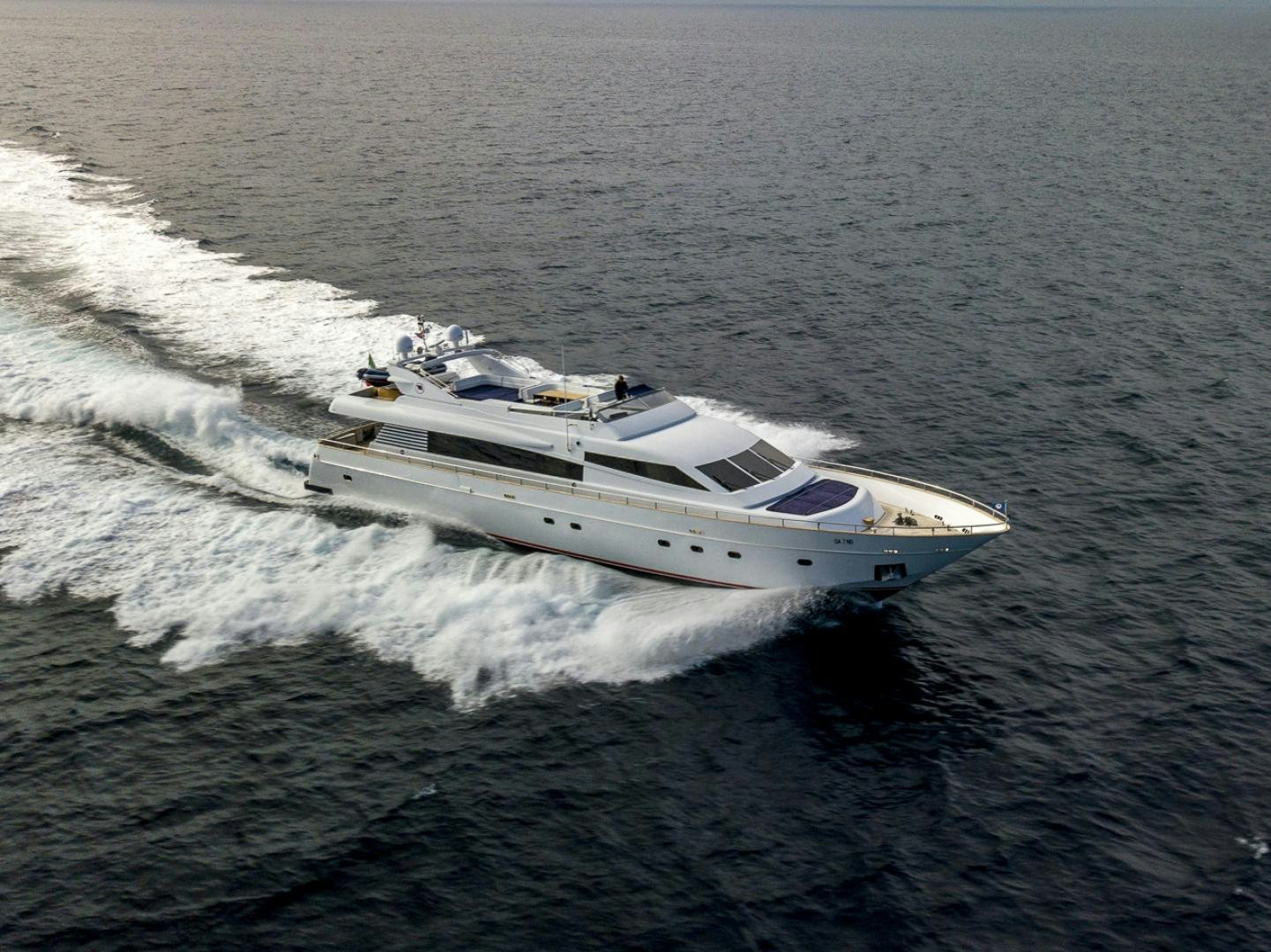 a boat on the water aboard GIOIA 1 Yacht for Sale