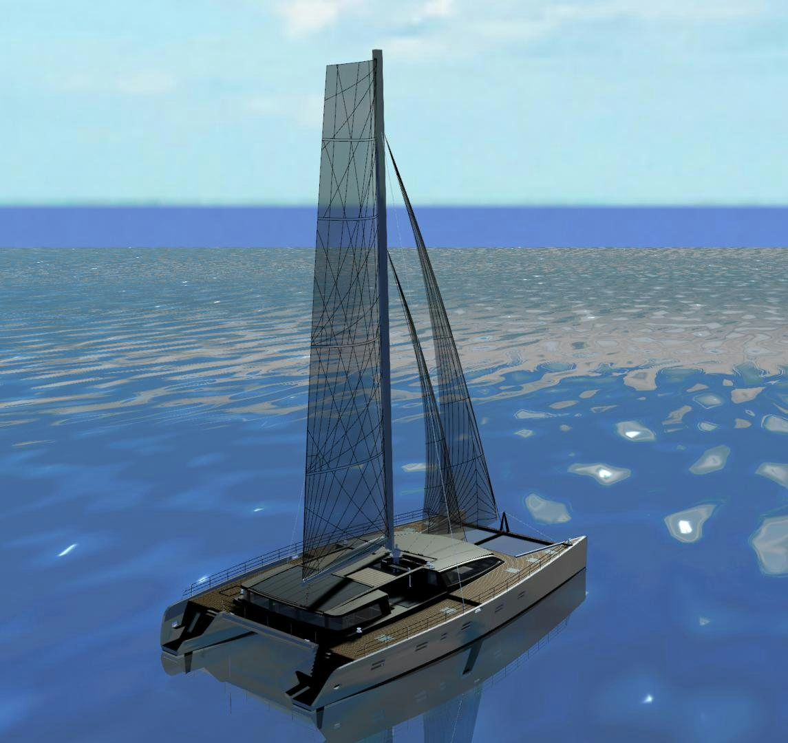 a boat on the water aboard SEA VOYAGER 103 Yacht for Sale
