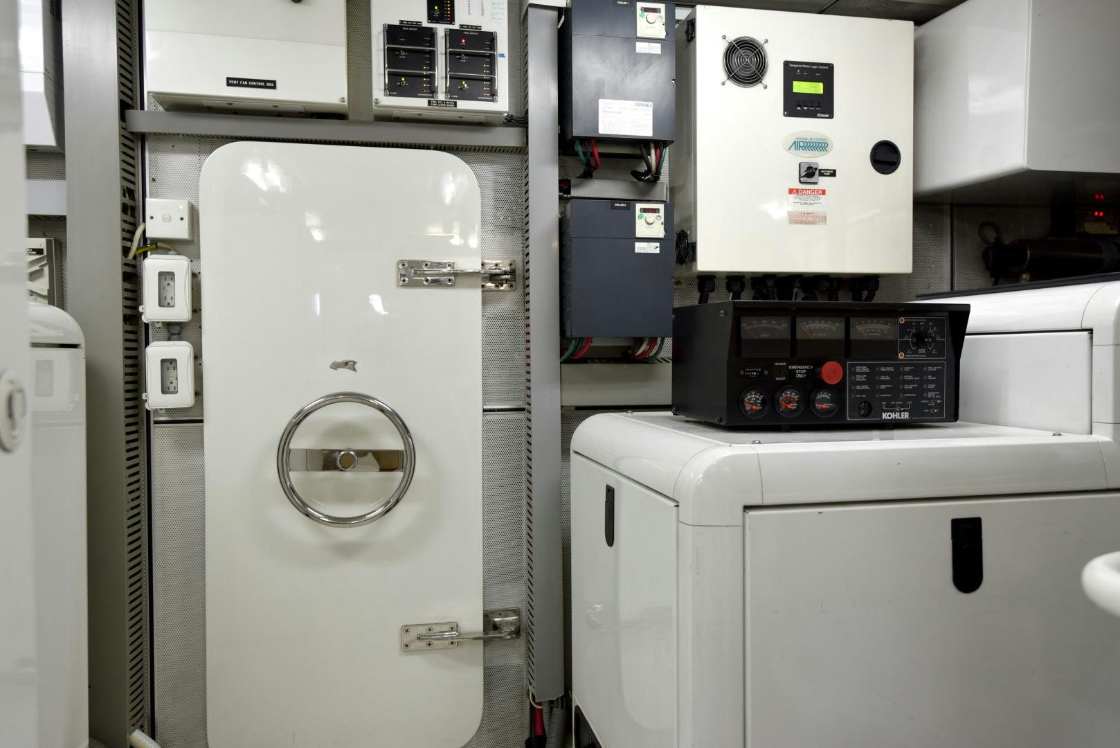 a machine with buttons aboard BLUE STEELE Yacht for Sale