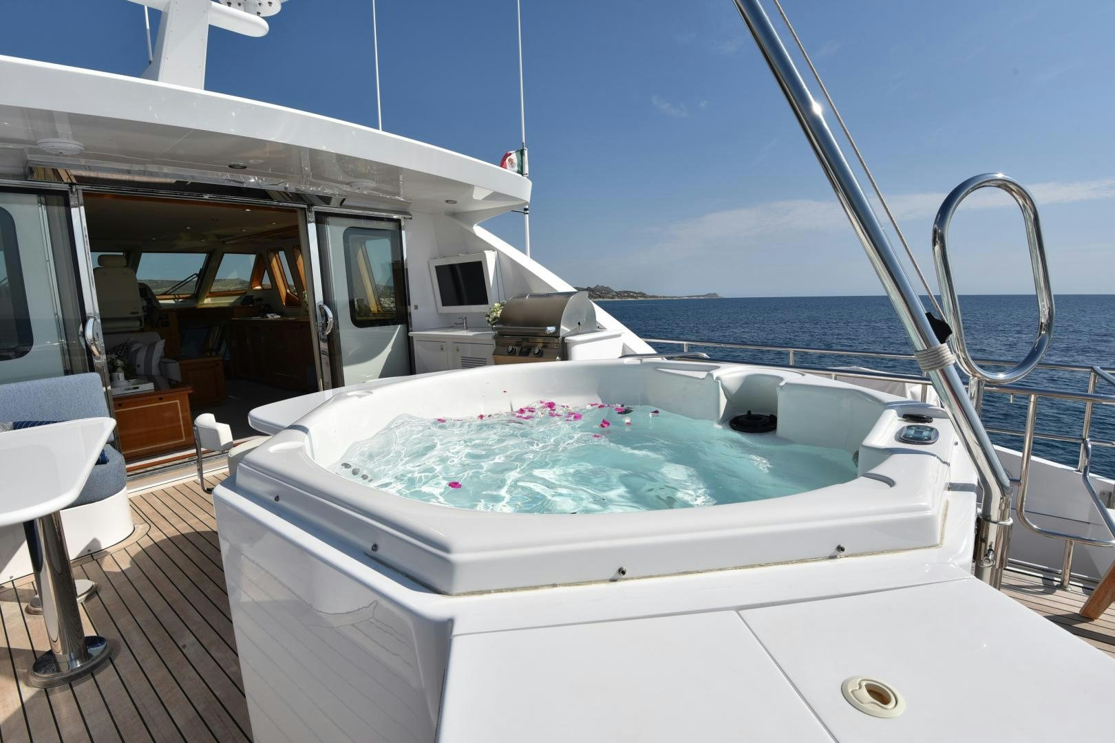 a pool in a boat aboard BLUE STEELE Yacht for Sale