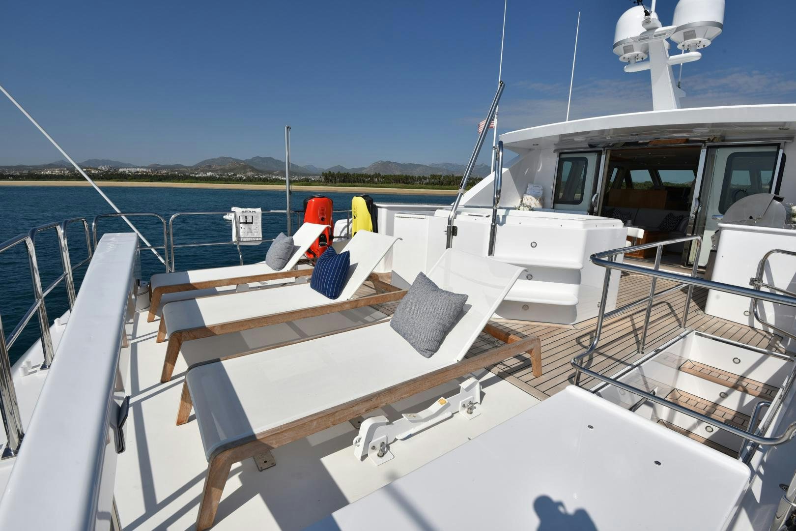a boat on the water aboard BLUE STEELE Yacht for Sale