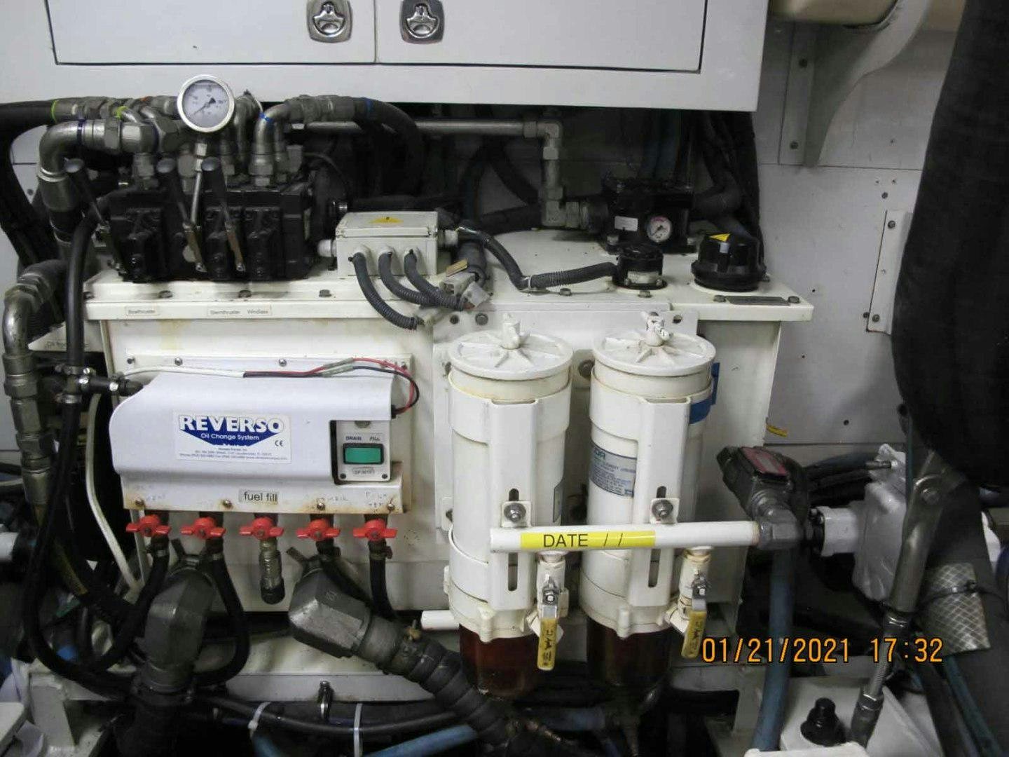 a machine with wires aboard LORELEI Yacht for Sale