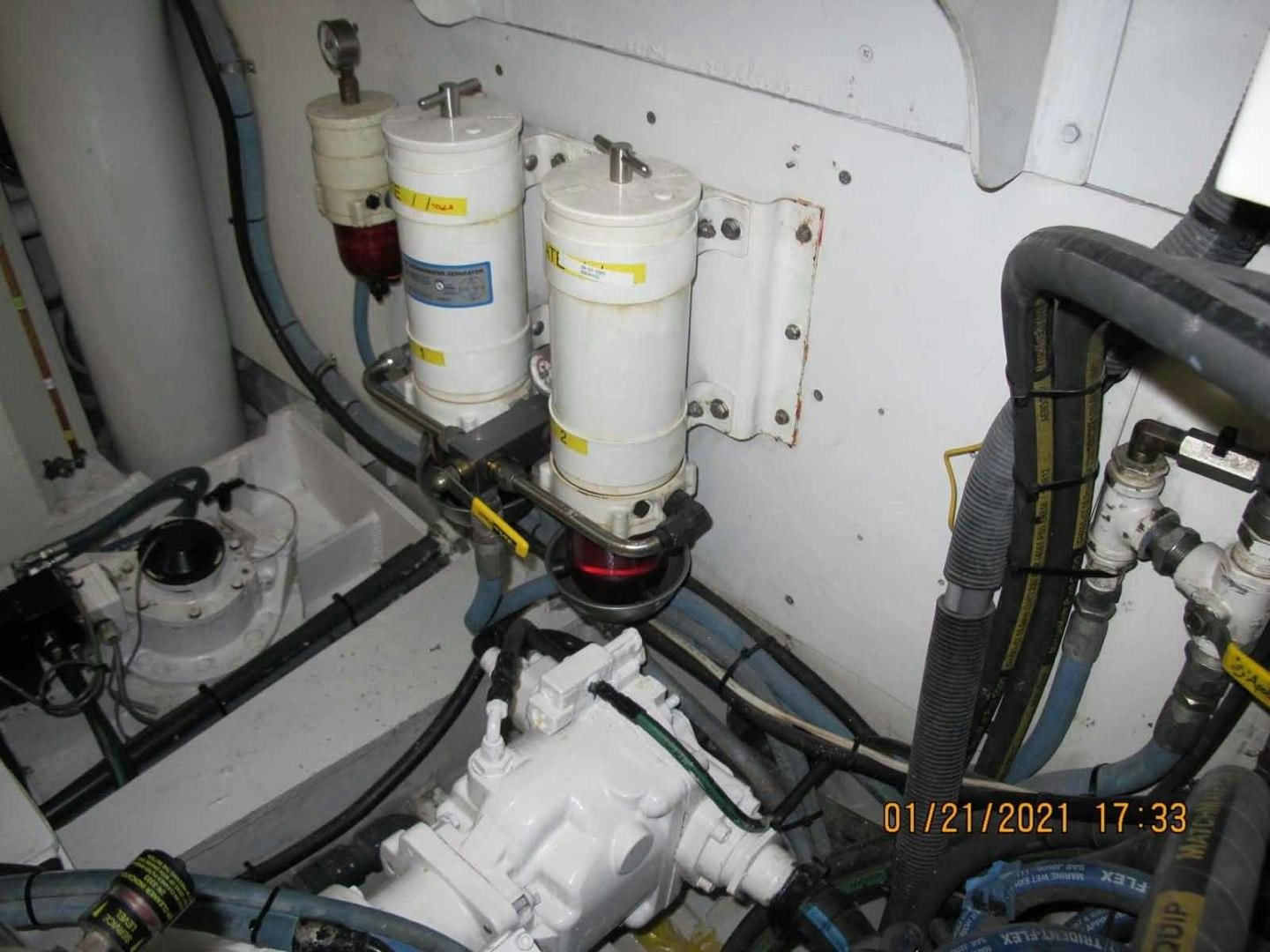 a white machine with wires aboard LORELEI Yacht for Sale