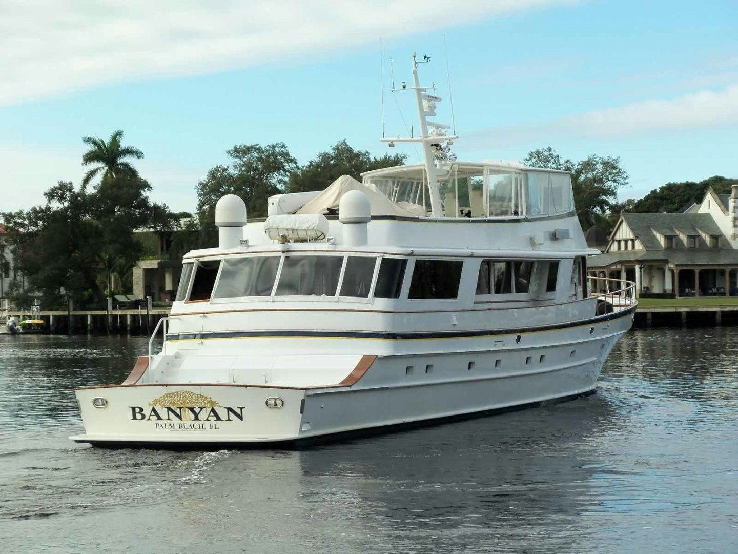 a white boat in the water aboard LORELEI Yacht for Sale