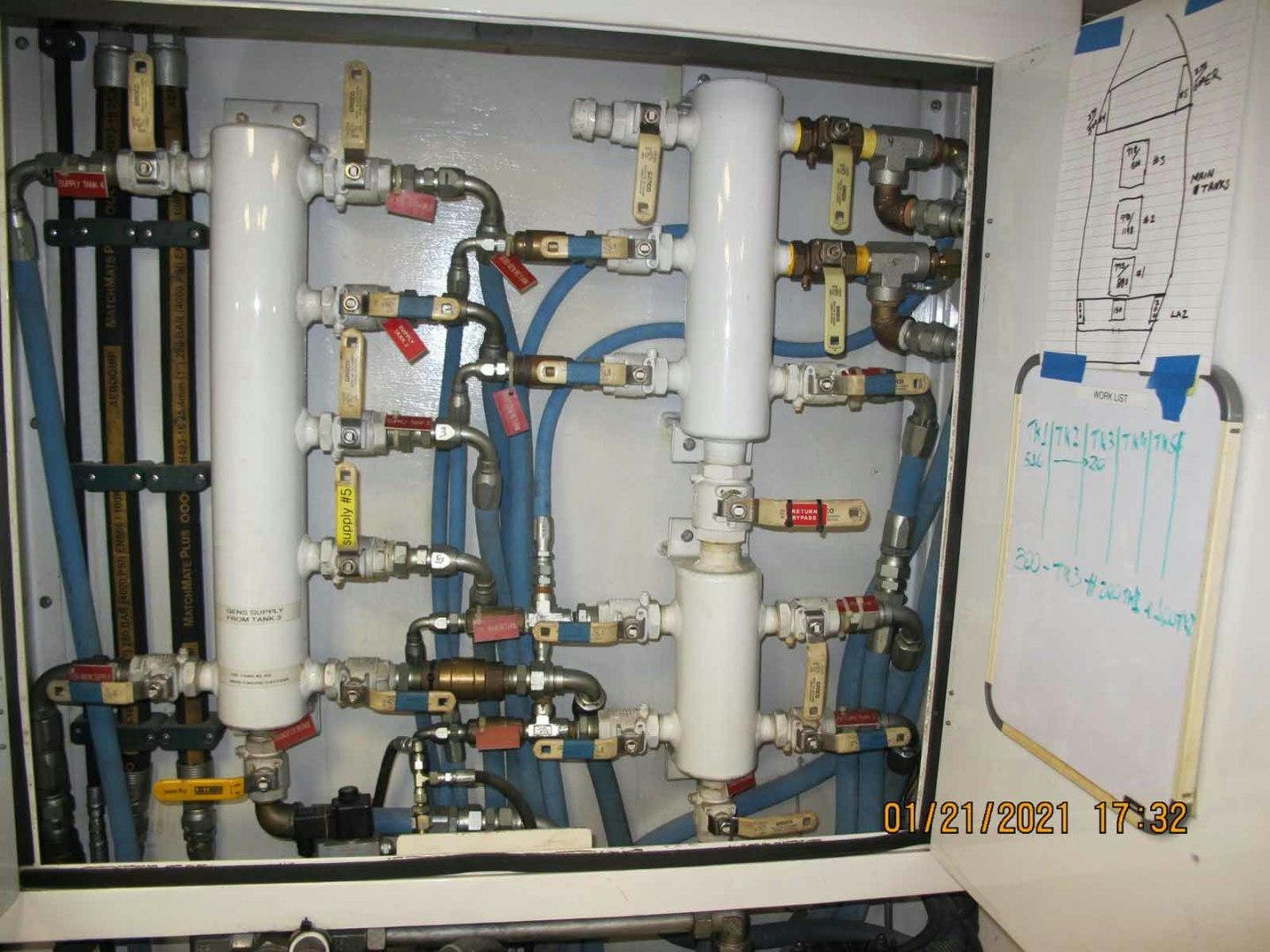 a machine with a white substance aboard LORELEI Yacht for Sale