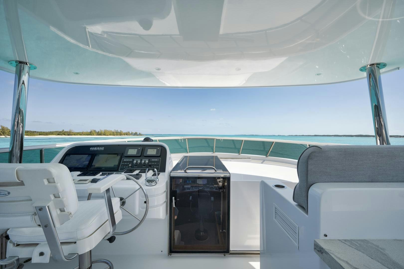 the inside of a plane aboard LIMITLESS Yacht for Sale