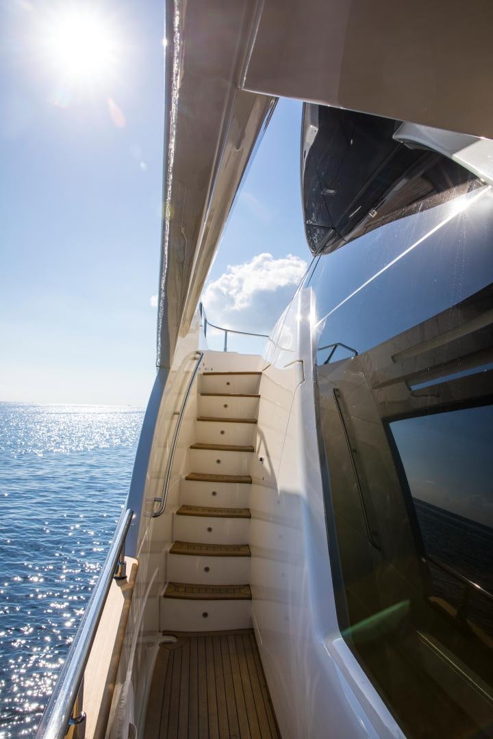 a boat on the water aboard CAMPO VERDE Yacht for Sale